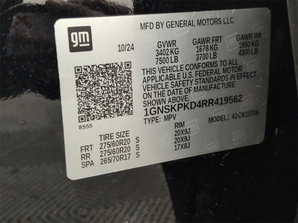 Certified 2024 Chevrolet Tahoe Z71 w/ Luxury Package image 35