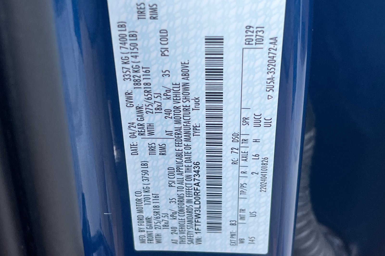 Used 2024 Ford F150 XLT w/ Mobile Office Package image 31