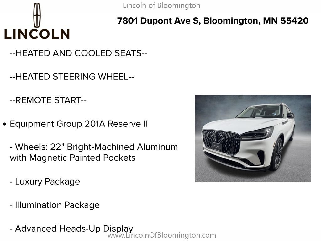 New 2026 Lincoln Aviator Reserve AWD/4WD image 5