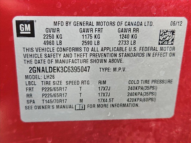 Used 2012 Chevrolet Equinox LT w/ Driver Convenience Package FWD image 17