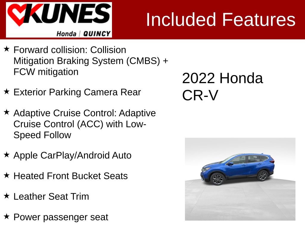 Used 2022 Honda CR-V EX-L image 3