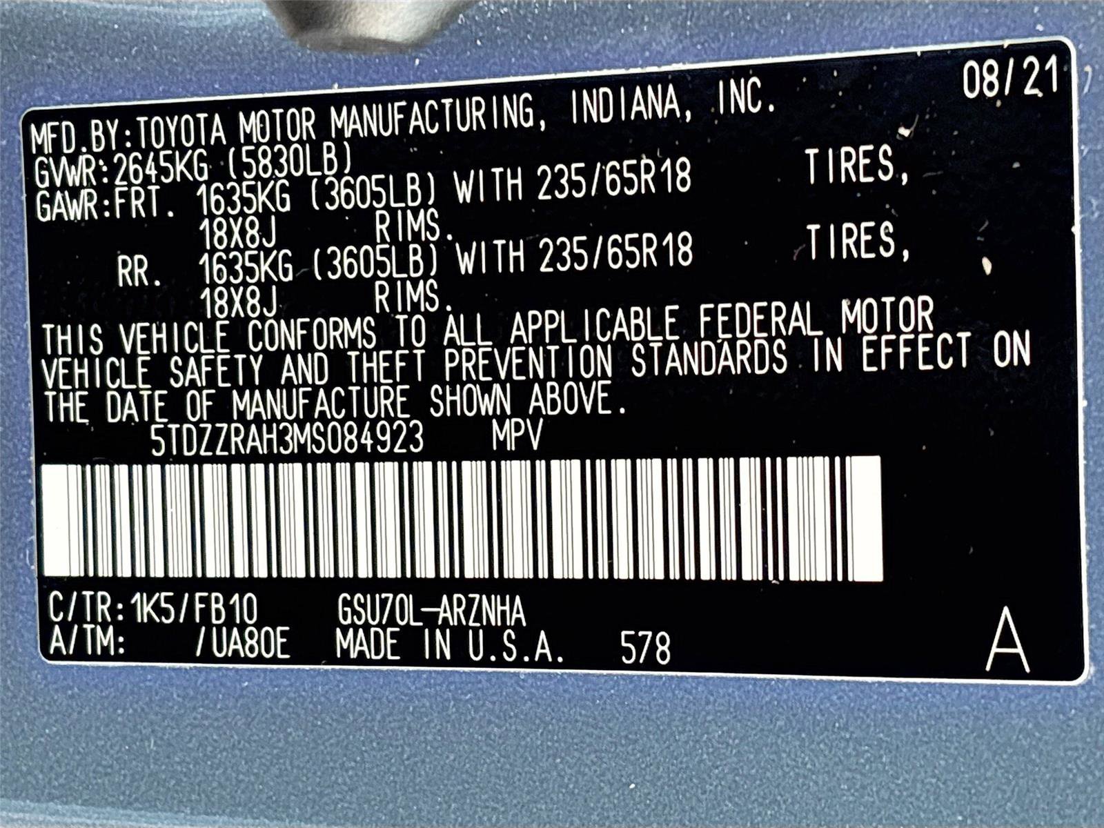 Used 2021 Toyota Highlander LE image 35