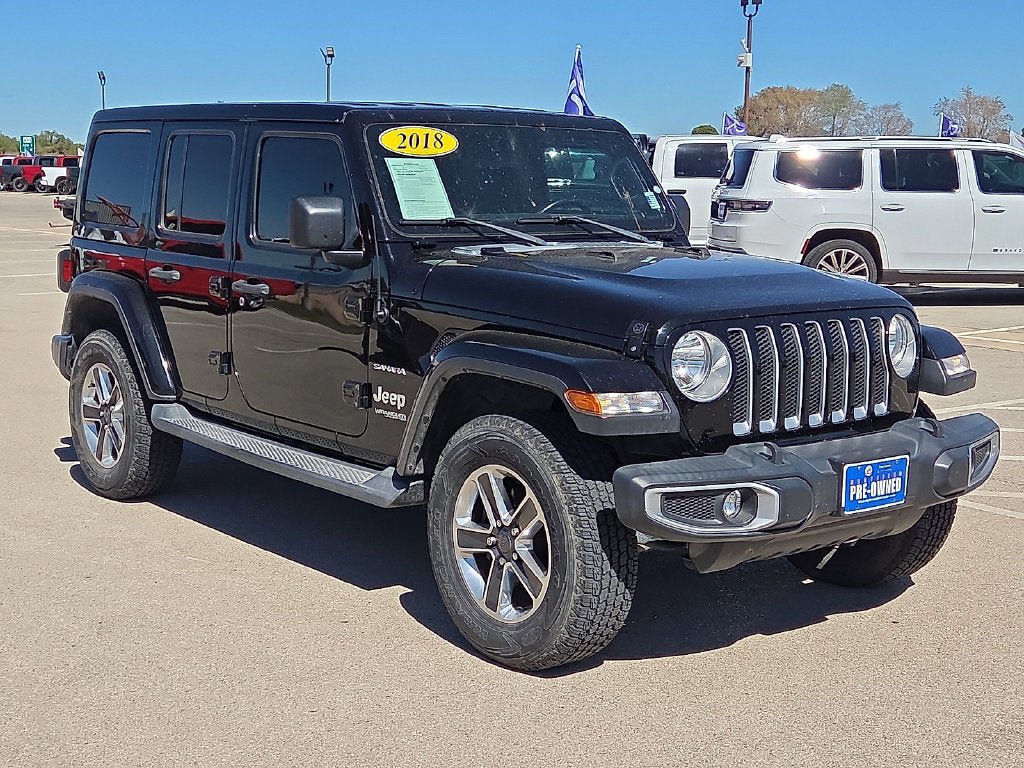 Used 2018 Jeep Wrangler Unlimited Sahara AWD/4WD image 7