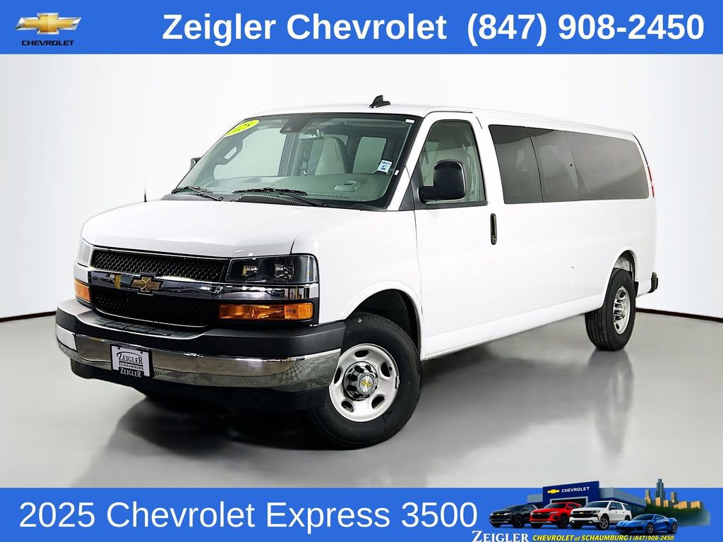 Used 2025 Chevrolet Express 3500 LT w/ LT Preferred Equipment Group RWD image 1