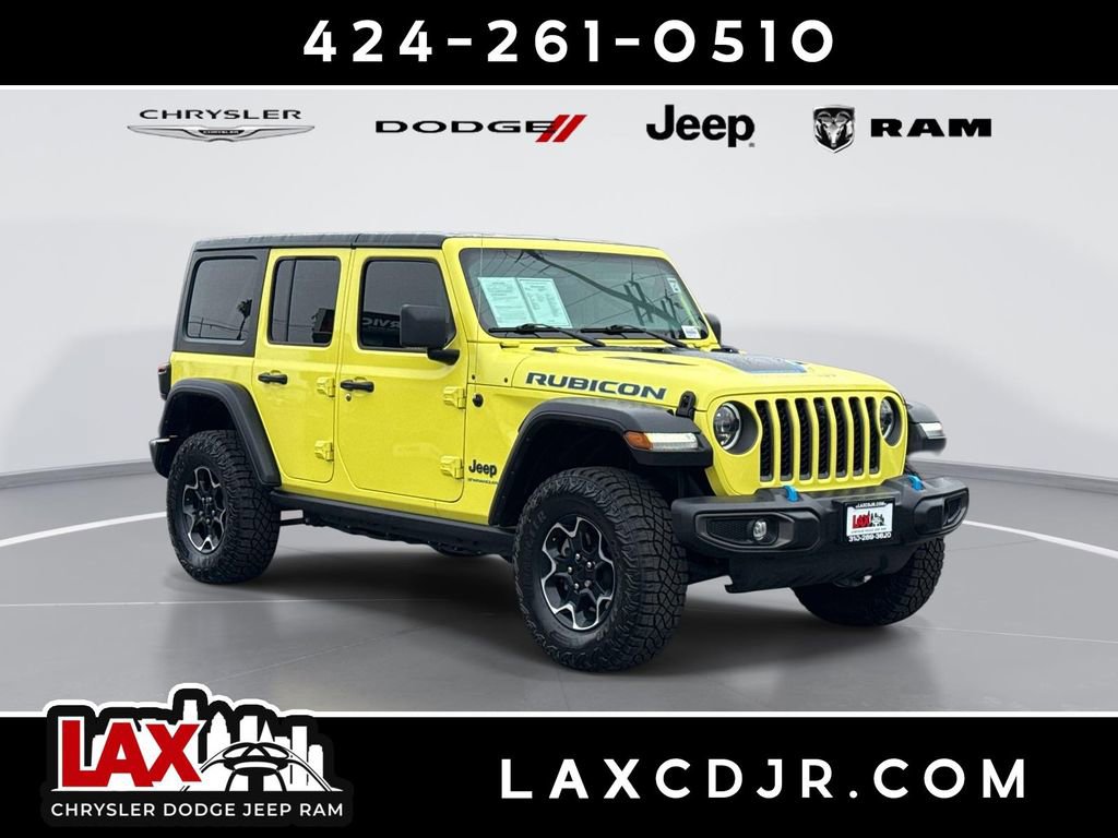 Used 2023 Jeep Wrangler Unlimited Rubicon 4xe image 1
