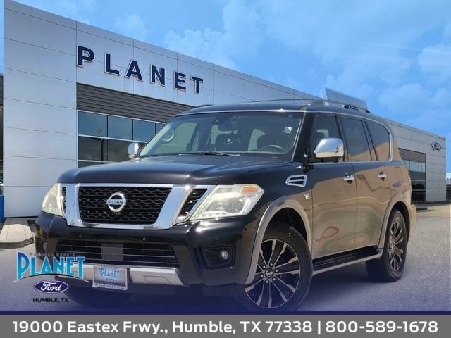 Used 2017 Nissan Armada Platinum w/ Captain Seat Package AWD/4WD video 1