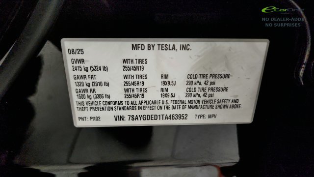 Used 2026 Tesla Model Y 2WD image 80