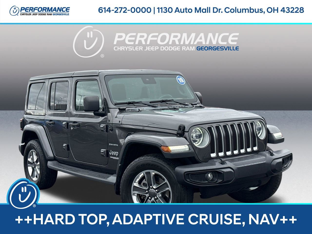 Used 2019 Jeep Wrangler Unlimited Sahara w/ Dual Top Group image 1