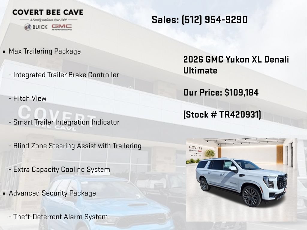 New 2026 GMC Yukon XL Denali Ultimate w/ LPO, Floor Liner Package AWD/4WD image 31