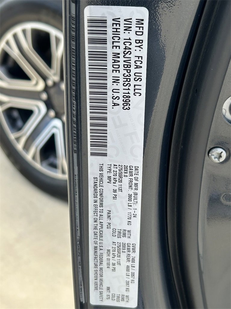 Used 2024 Jeep Wagoneer Series II w/ Flexible Seating Group image 31