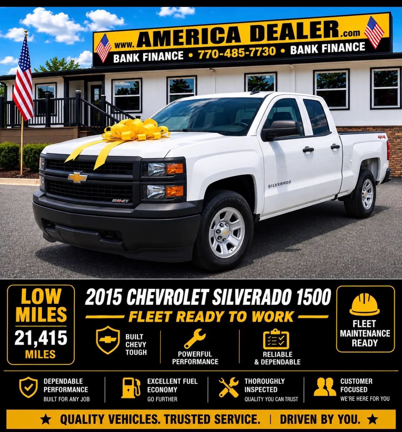 Used 2015 Chevrolet Silverado 1500 W/T