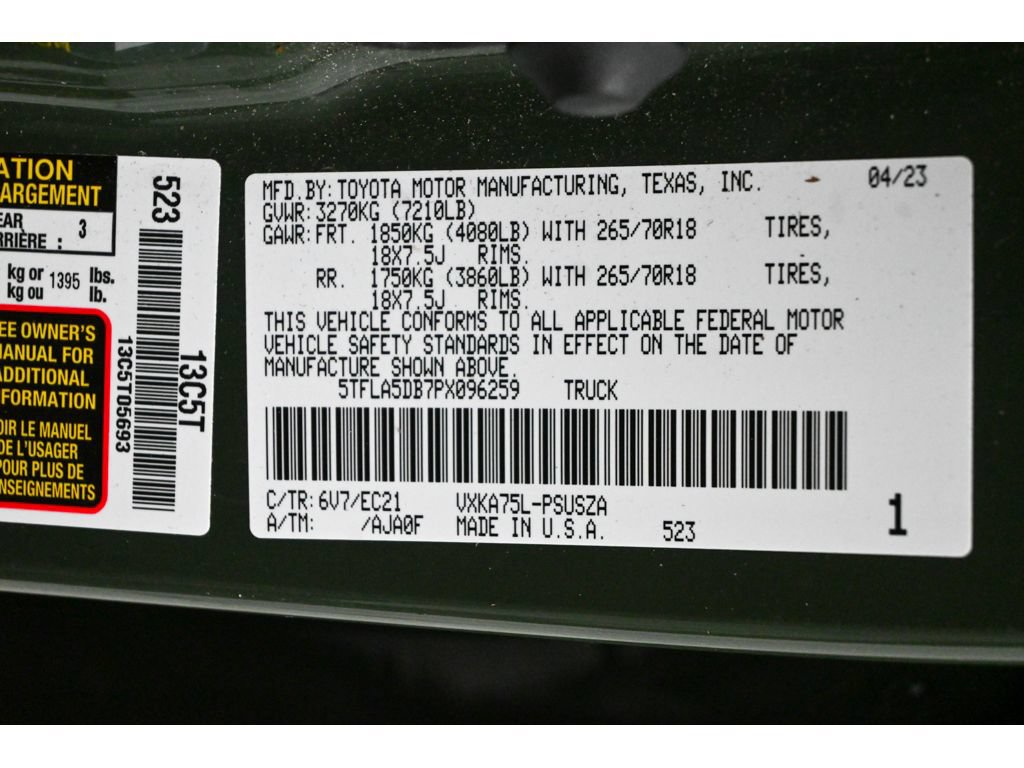 Used 2023 Toyota Tundra SR5 w/ SR5 Premium Package AWD/4WD image 50