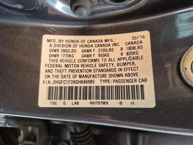 Used 2016 Honda Civic EX-T image 15