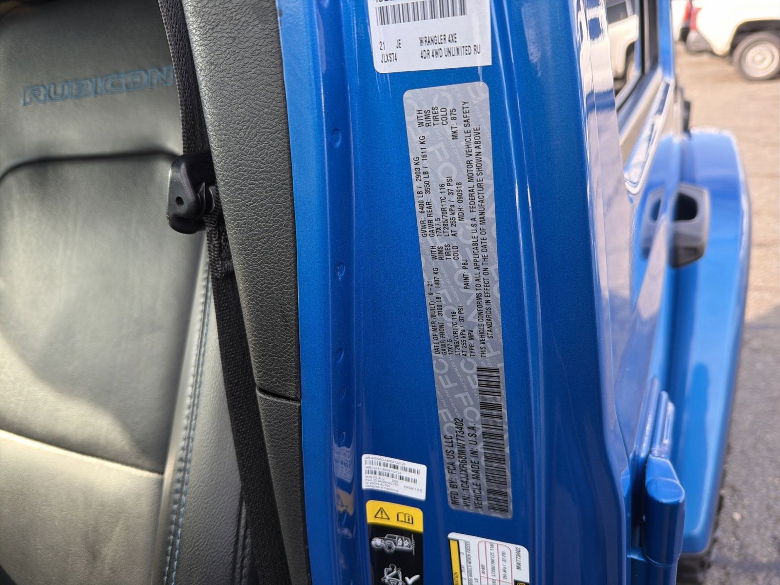 Used 2021 Jeep Wrangler Unlimited Rubicon 4xe w/ Steel Bumper Group image 28