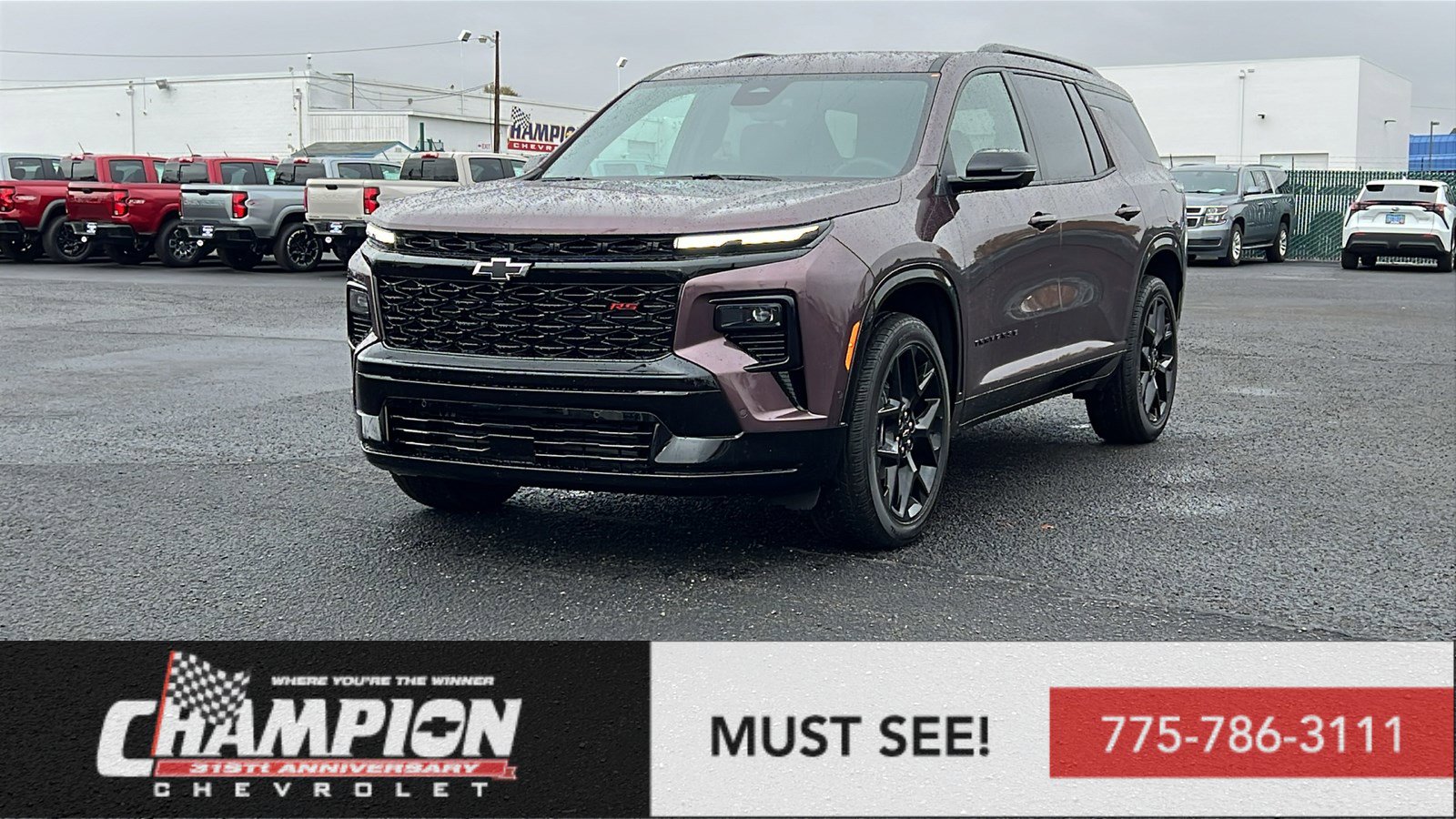 New 2026 Chevrolet Traverse RS w/ LPO, Floor Liner Package