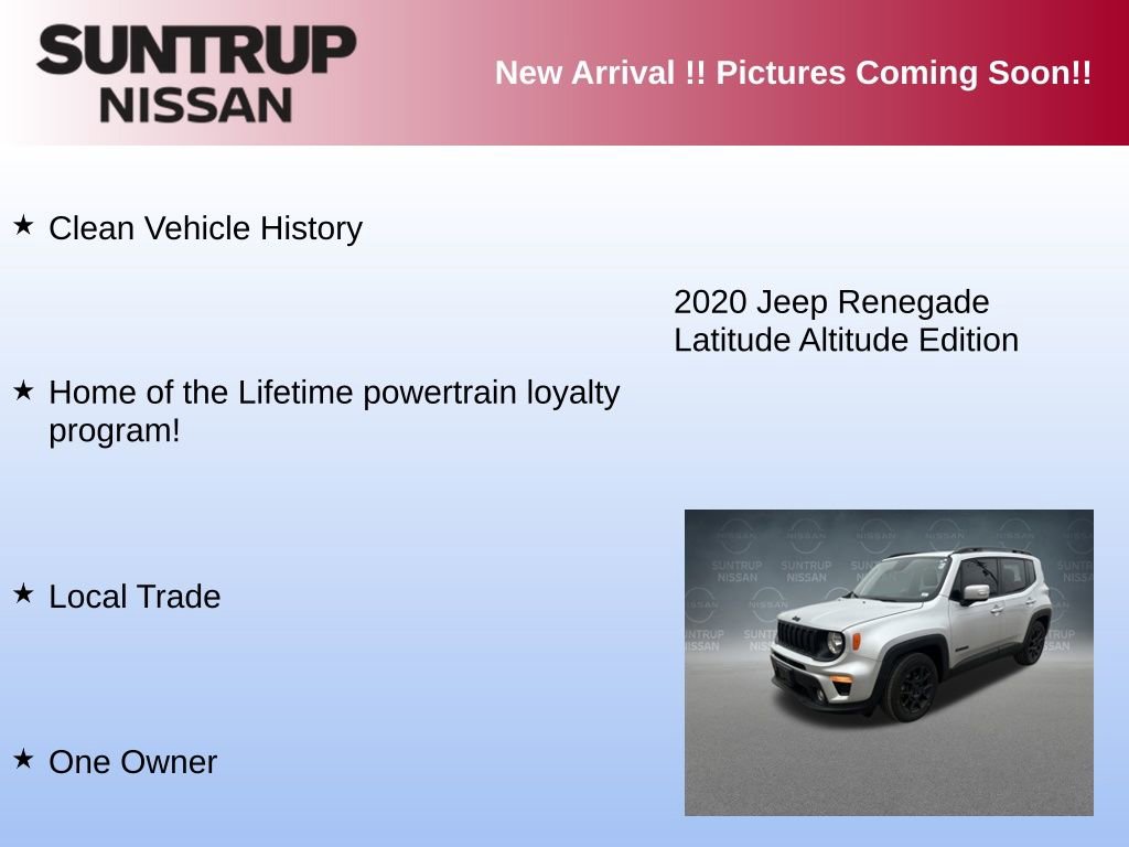 Used 2020 Jeep Renegade Altitude image 6