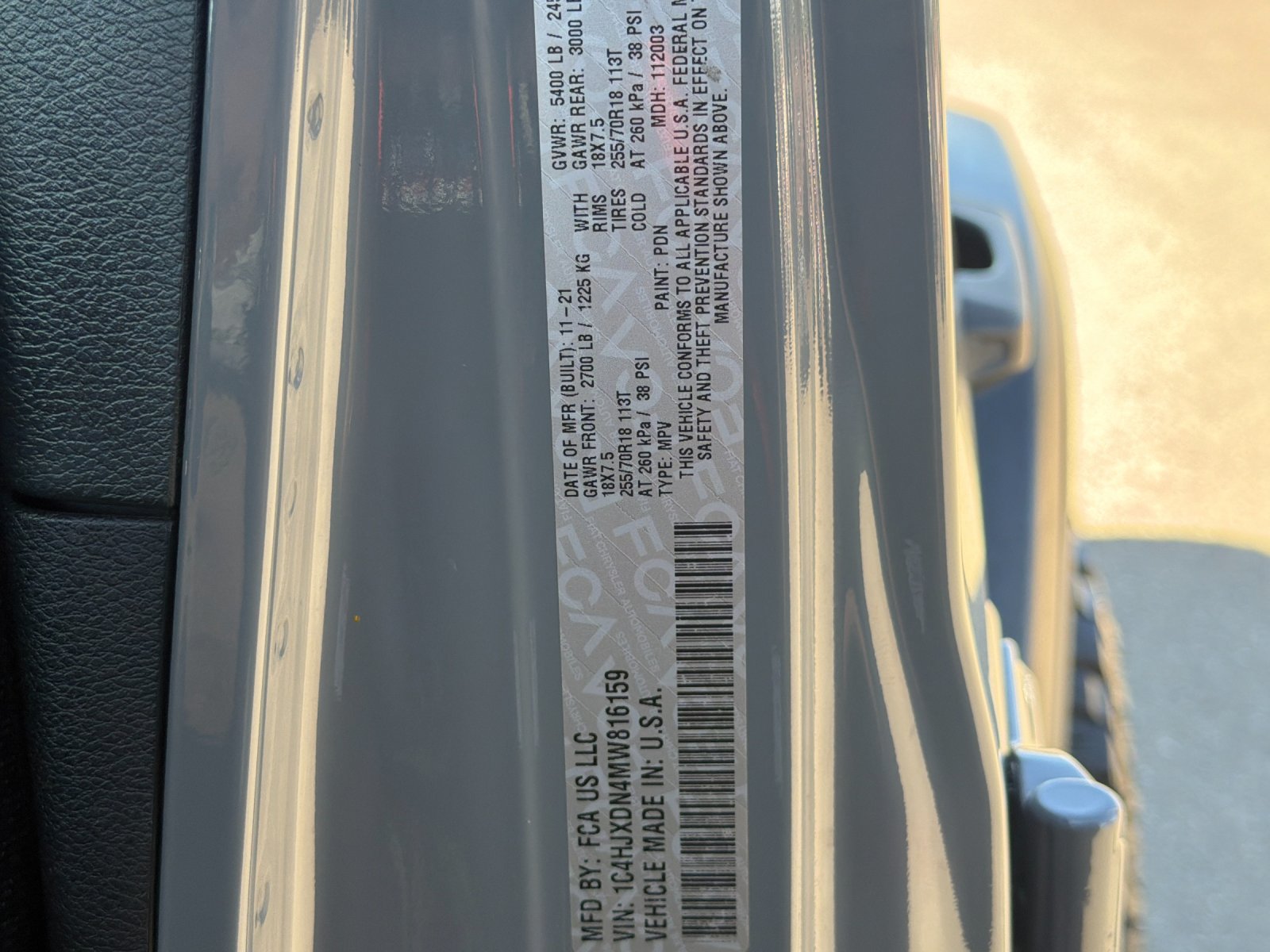 Used 2021 Jeep Wrangler Unlimited Sport AWD/4WD image 45