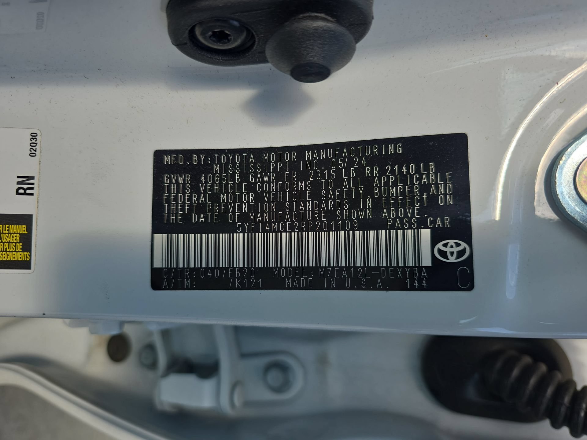Used 2024 Toyota Corolla XSE FWD image 33