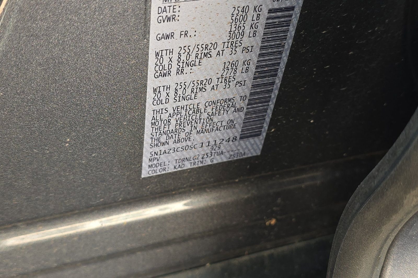 Used 2025 Nissan Murano SL AWD/4WD image 35
