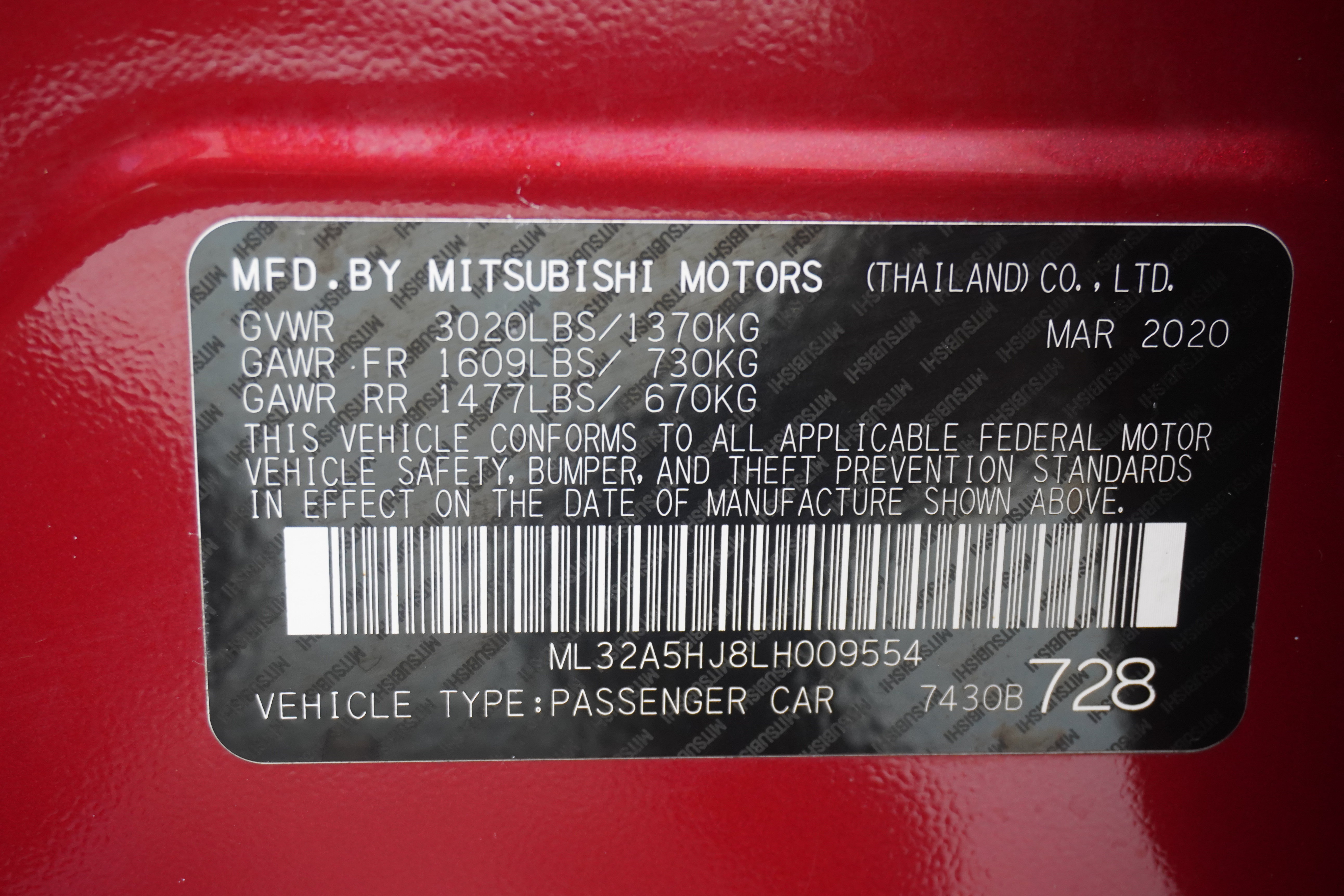 Used 2020 Mitsubishi Mirage LE FWD image 26