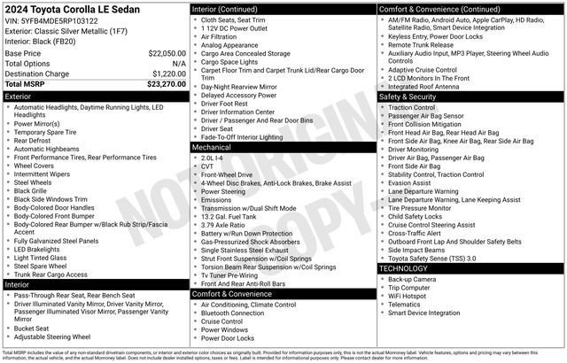 Used 2024 Toyota Corolla LE image 17