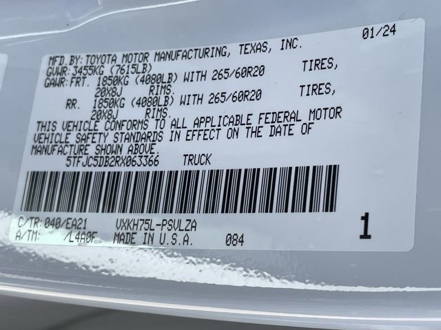 Used 2024 Toyota Tundra Limited w/ Power Package AWD/4WD image 35