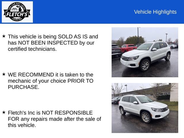 Used 2017 Volkswagen Tiguan Wolfsburg Edition AWD/4WD image 2