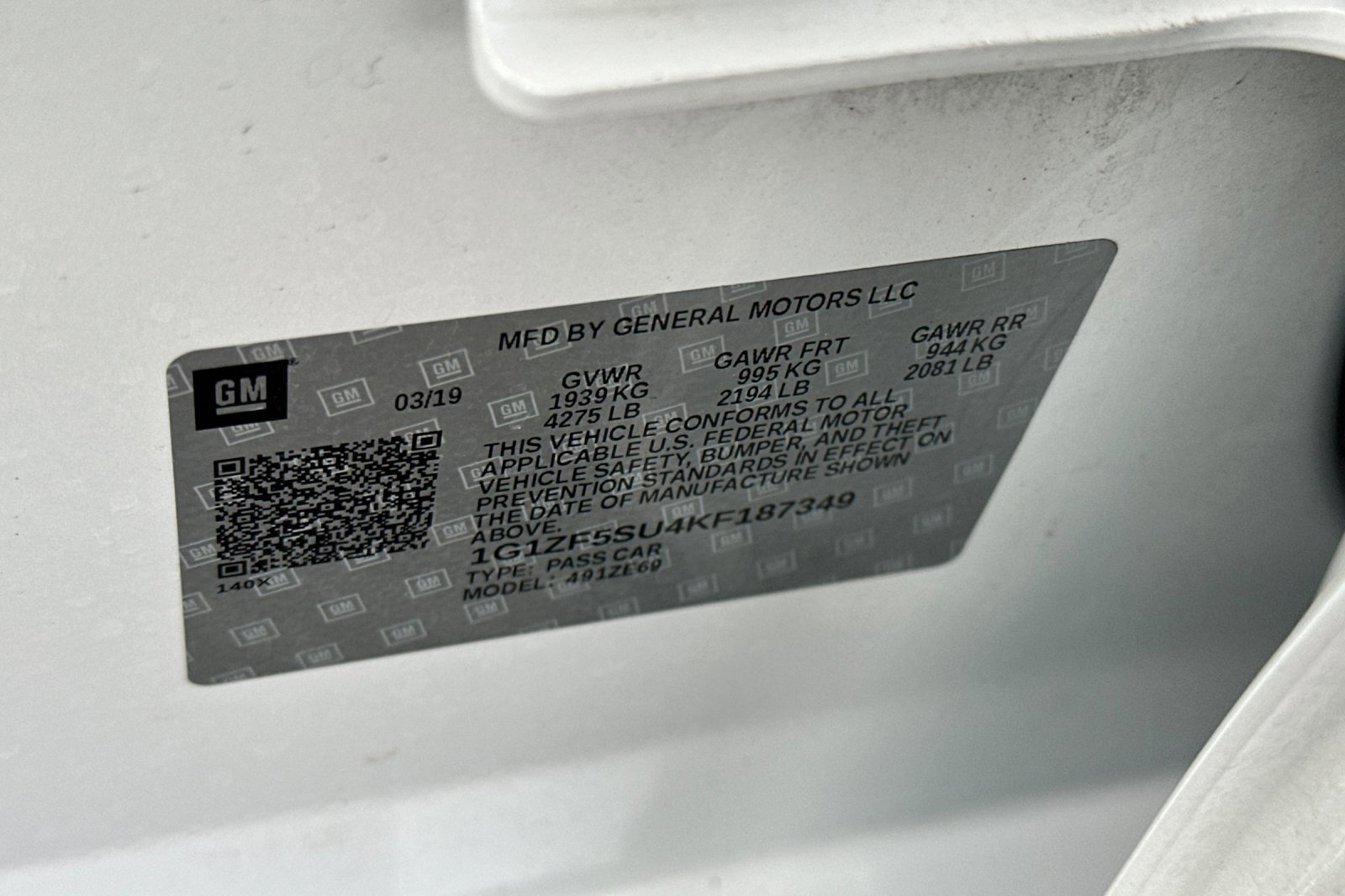 Used 2019 Chevrolet Malibu Hybrid w/ Leather Package image 32