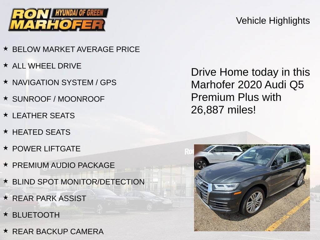 Used 2020 Audi Q5 2.0T Premium Plus w/ Premium Plus Package AWD/4WD image 12
