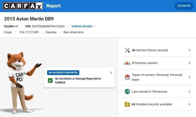 Used 2015 Aston Martin DB9 Coupe image 6