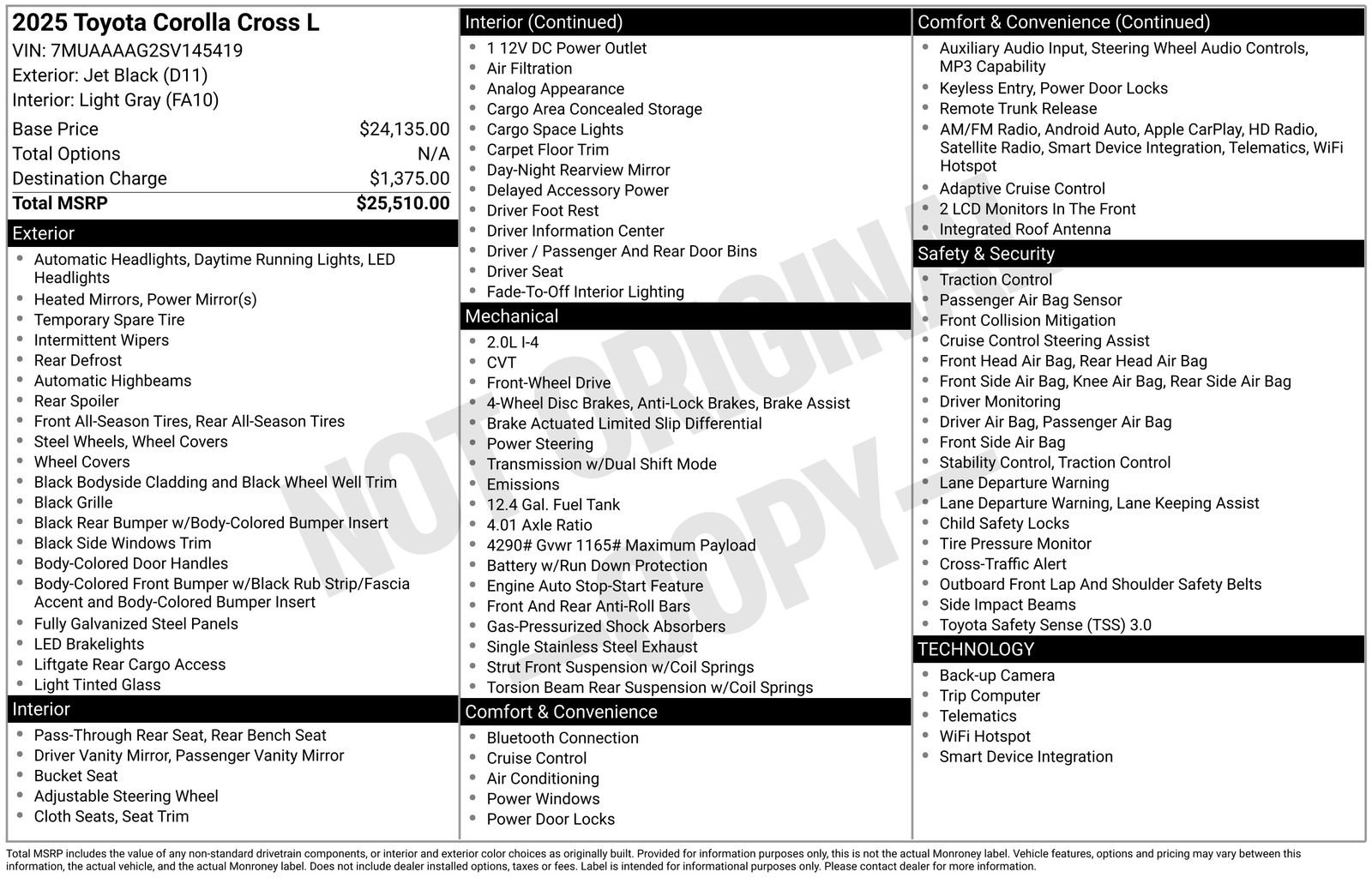 Used 2025 Toyota Corolla Cross L image 29