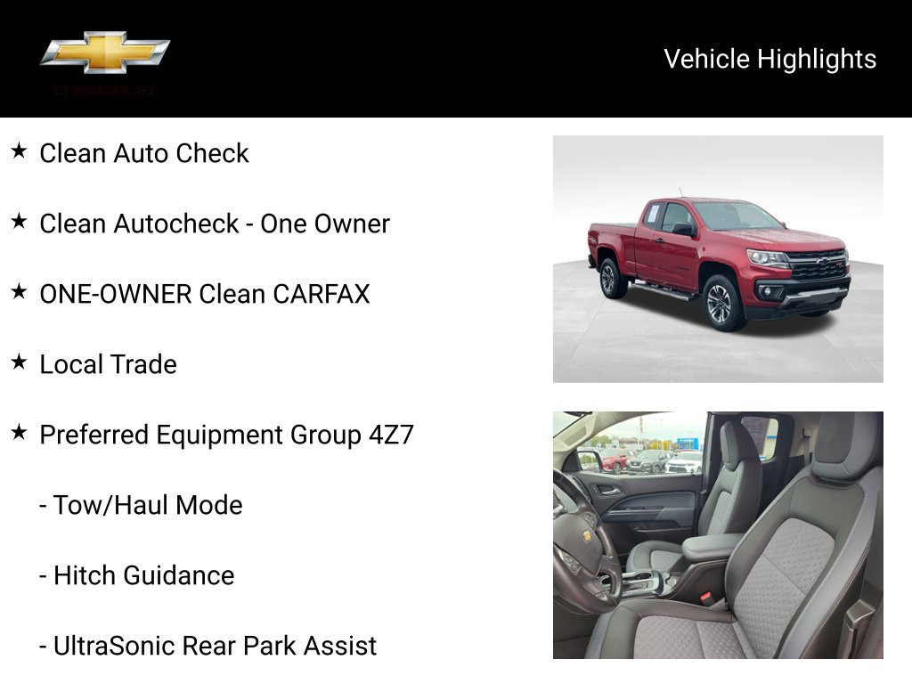 Used 2021 Chevrolet Colorado Z71 w/ Safety Package AWD/4WD image 18