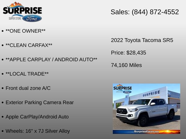 Used 2022 Toyota Tacoma SR5 RWD image 6