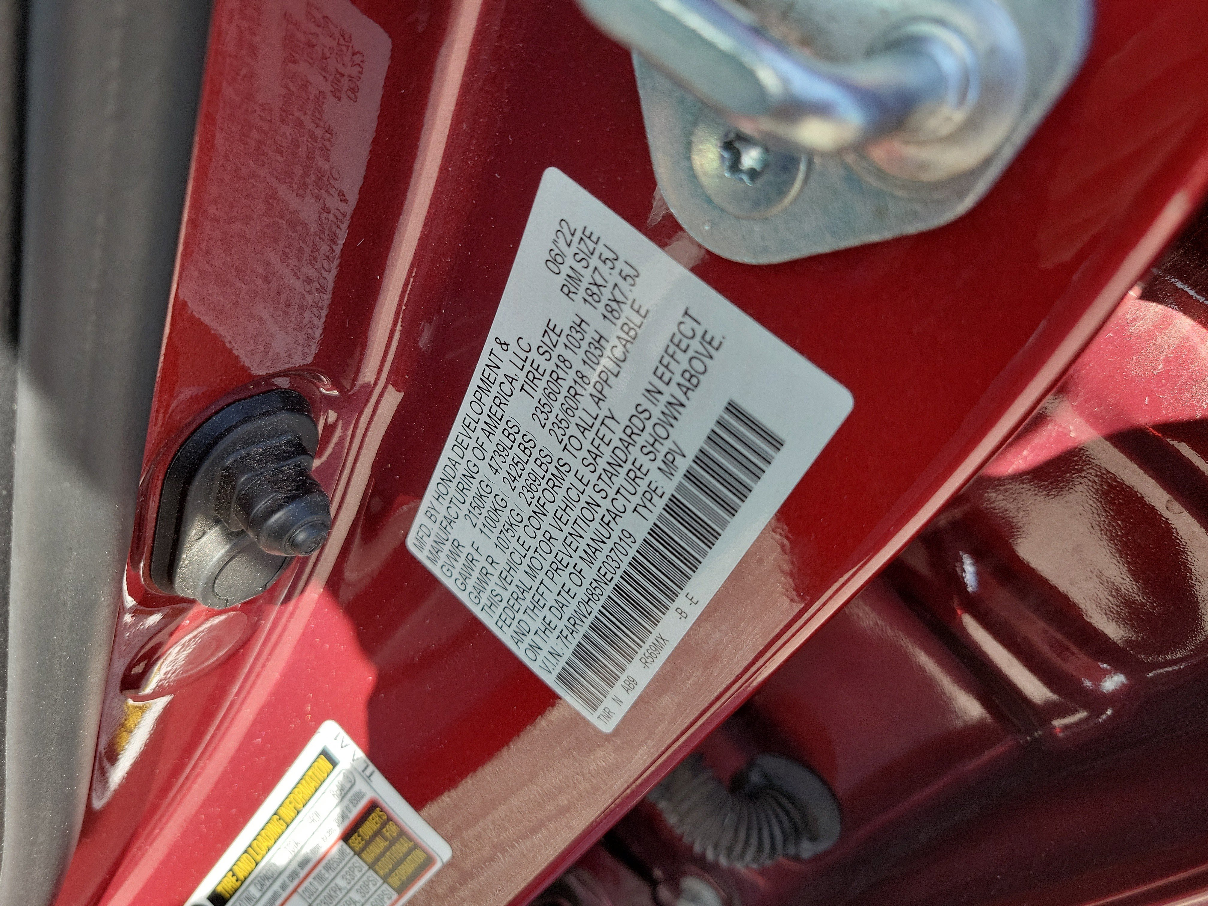 Certified 2022 Honda CR-V EX-L image 13