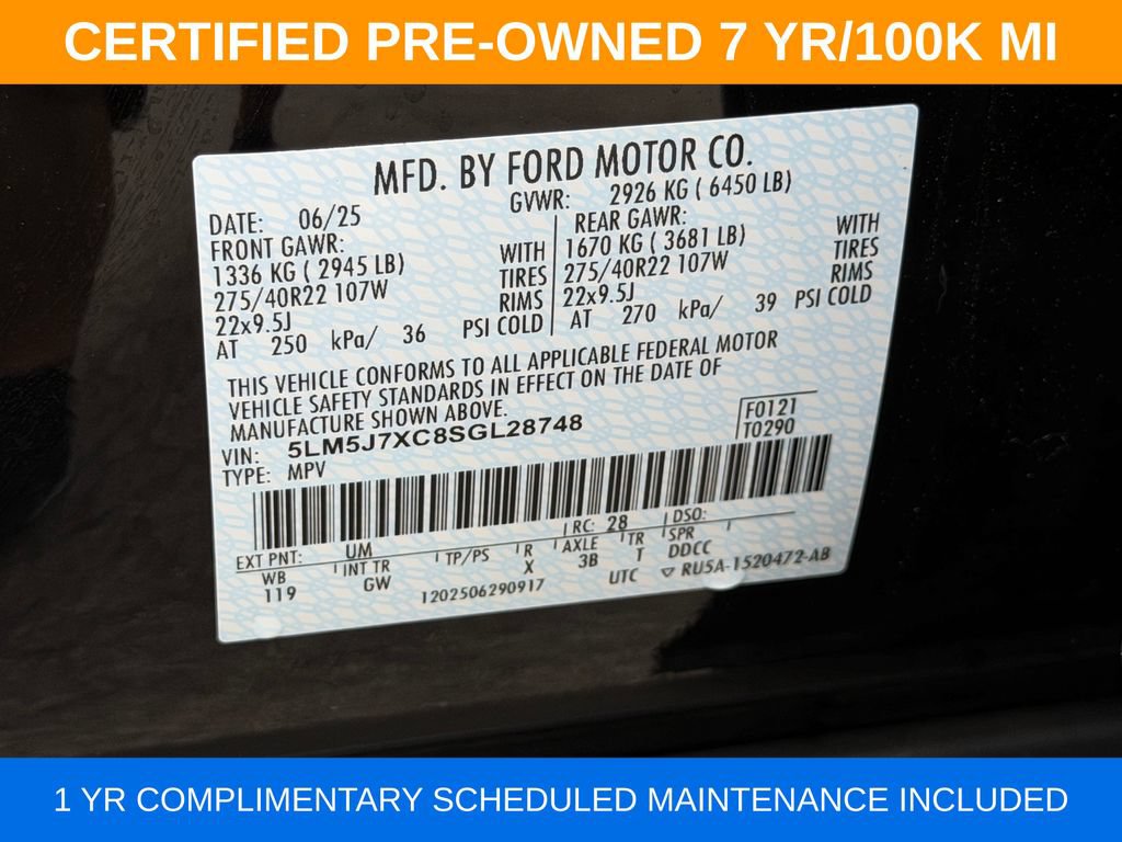 Used 2025 Lincoln Aviator Reserve AWD/4WD image 32