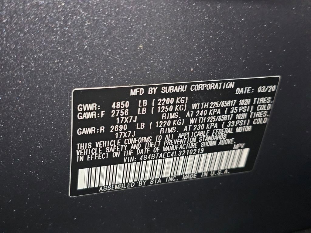 Used 2020 Subaru Outback Premium w/ Popular Package #1 image 31