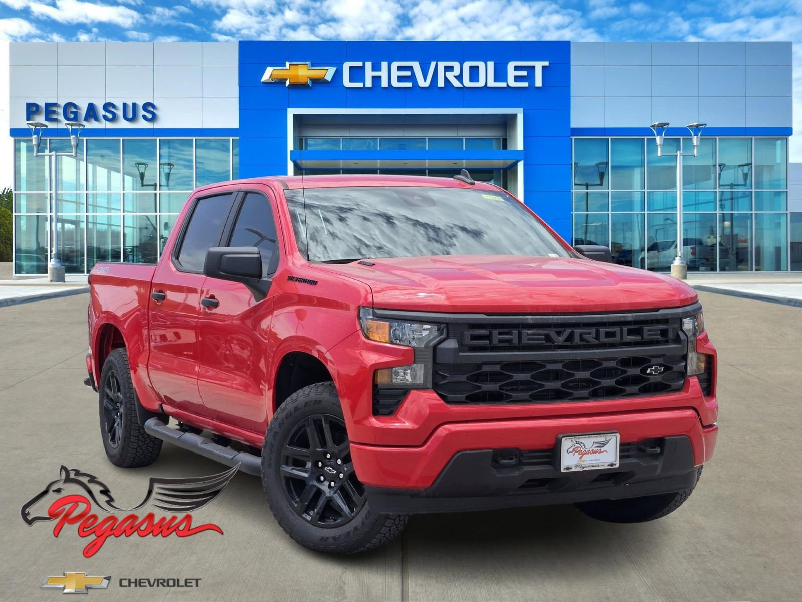 New 2025 Chevrolet Silverado 1500 Custom w/ LPO, Dark Essentials Package 360° Tour