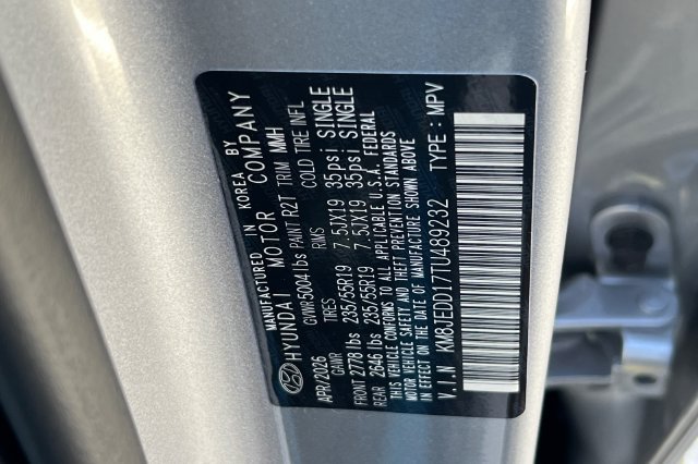 New 2026 Hyundai Tucson Limited AWD/4WD image 24