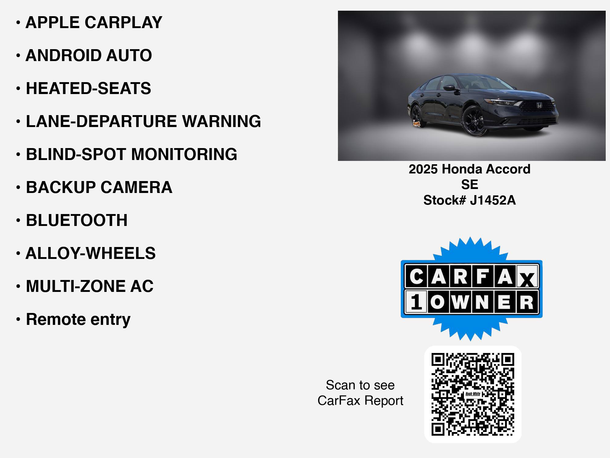 Used 2025 Honda Accord SE image 7