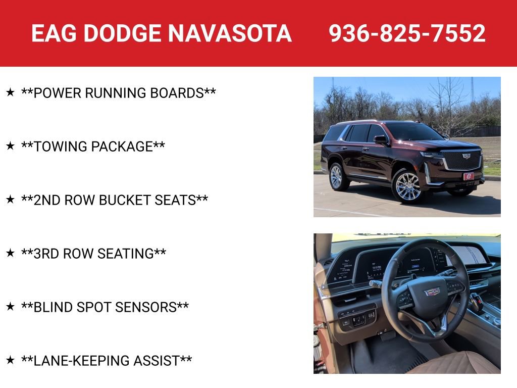 Used 2023 Cadillac Escalade Premium Luxury w/ LPO, Radiant Package image 8