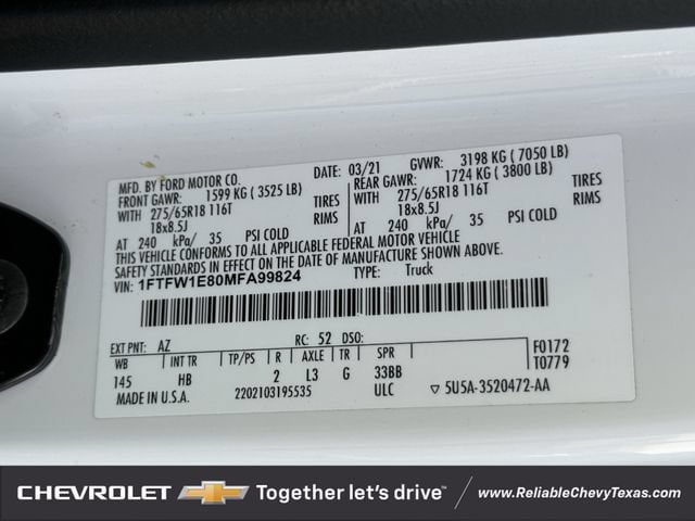 Used 2021 Ford F150 Lariat AWD/4WD image 34