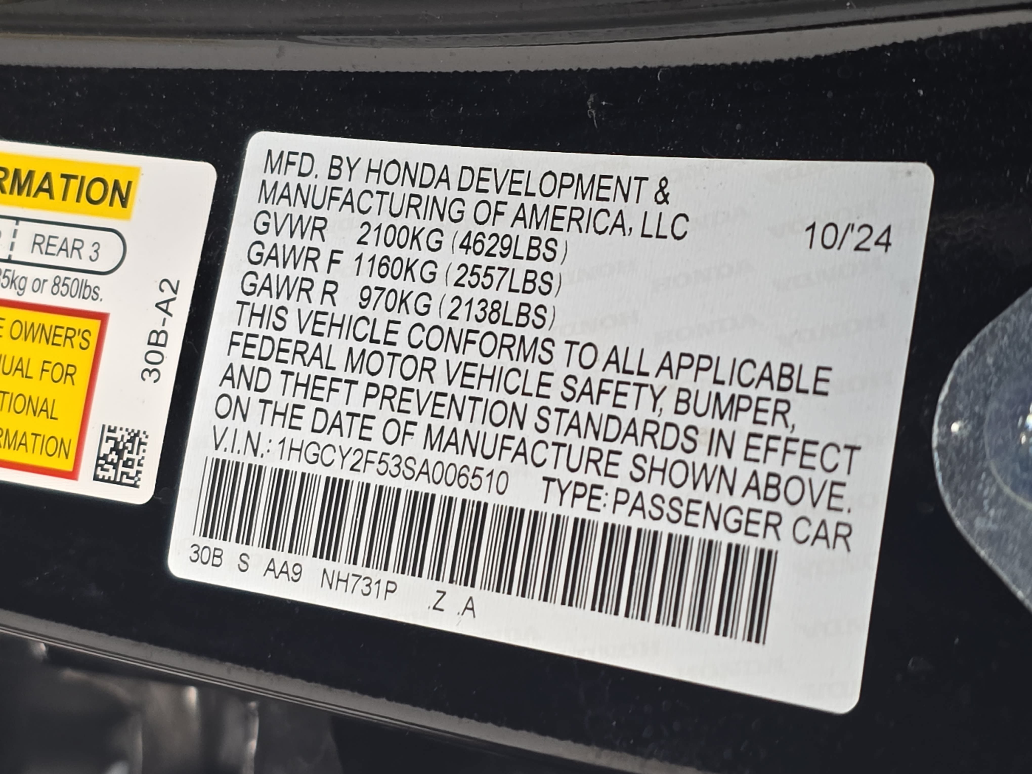 Certified 2025 Honda Accord Sport image 31