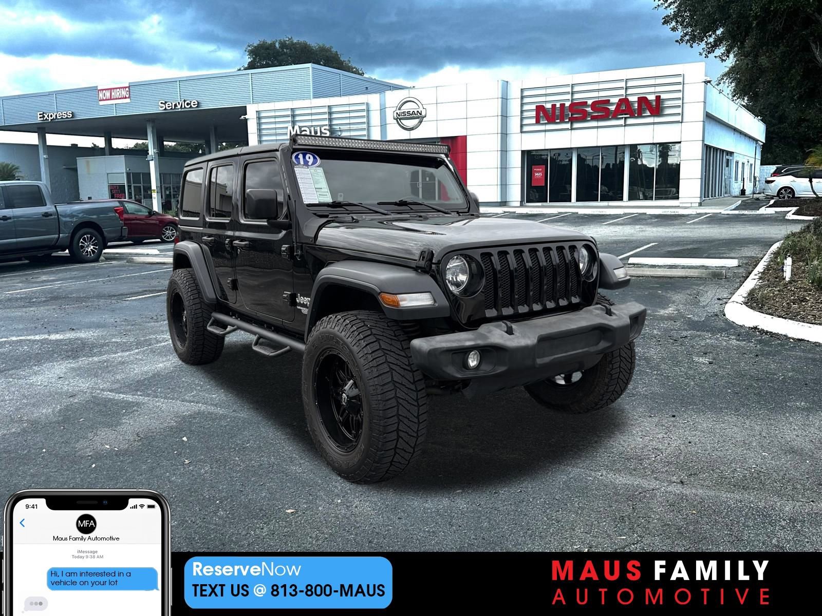 Used 2019 Jeep Wrangler Unlimited Sport S