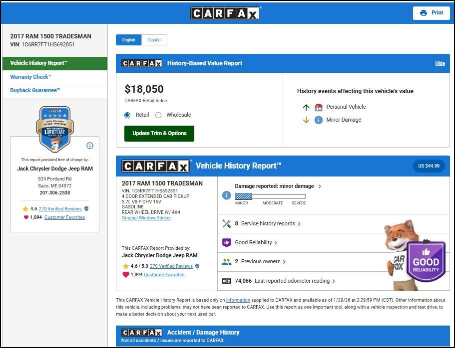 Used 2017 RAM 1500 Express w/ Express Value Package image 11