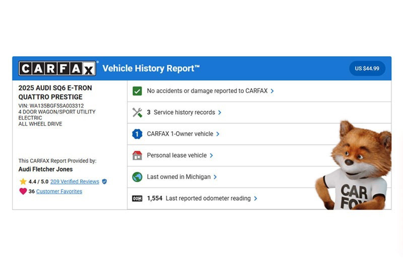 Used 2025 Audi SQ6 e-tron Prestige w/ Red Edition One image 2