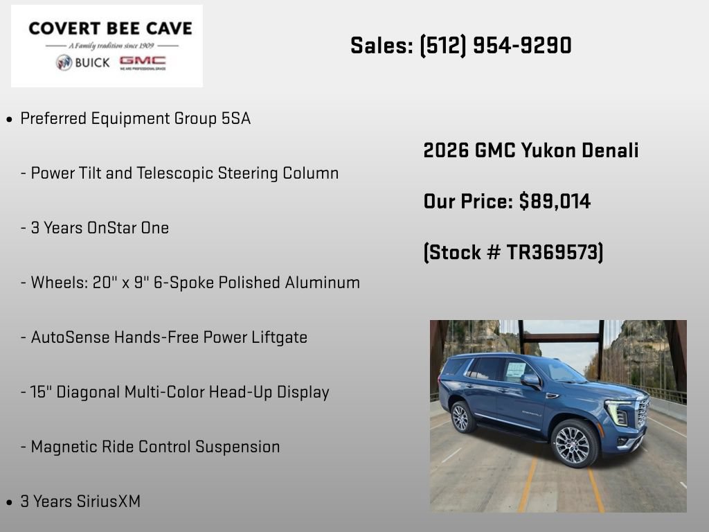 New 2026 GMC Yukon Denali AWD/4WD image 12