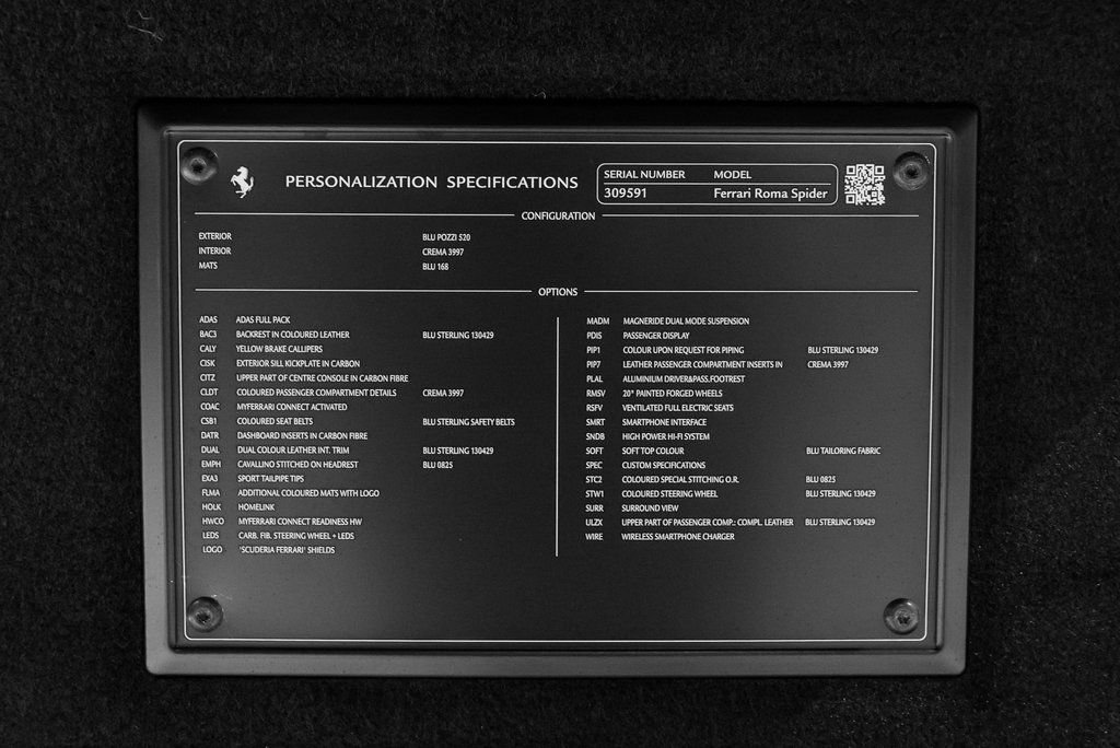 Certified 2024 Ferrari Roma Spider RWD image 22