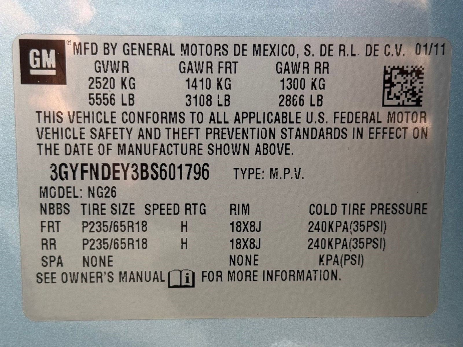 Used 2011 Cadillac SRX Luxury image 20