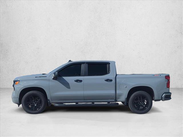 Used 2024 Chevrolet Silverado 1500 Custom w/ Turbomax Blackout Package AWD/4WD image 8