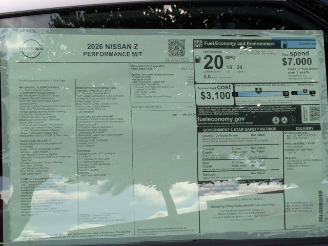 New 2026 Nissan Z Performance image 17